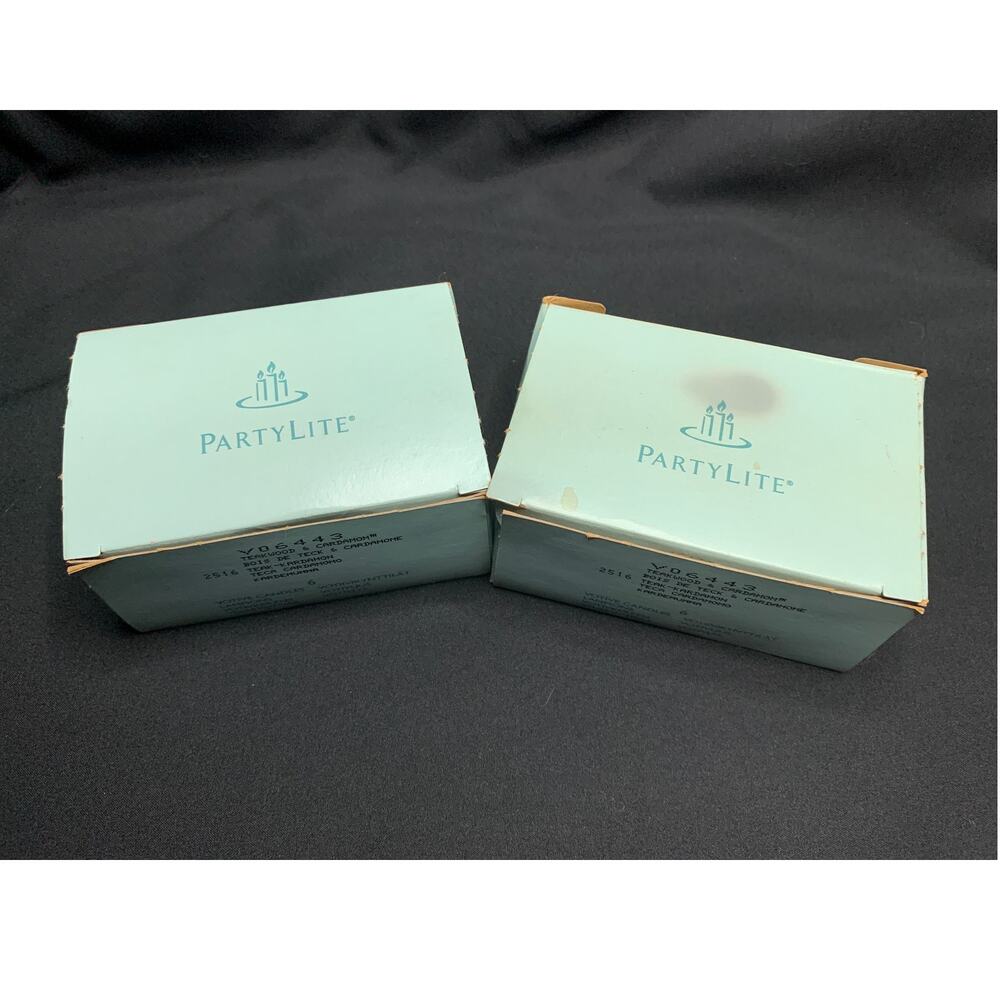 PartyLite Teakwood & Cardamom Votive Candles V06443 Lot of 11 Retired Scent